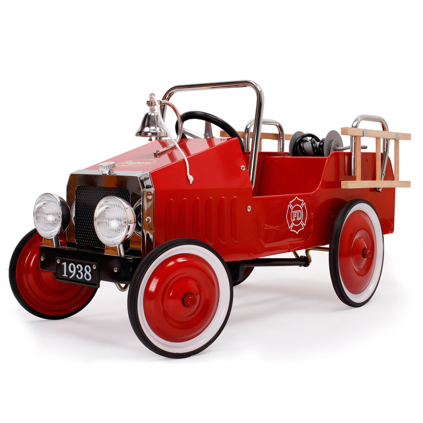 Ride-on FIREMAN PEDAL CAR - RED