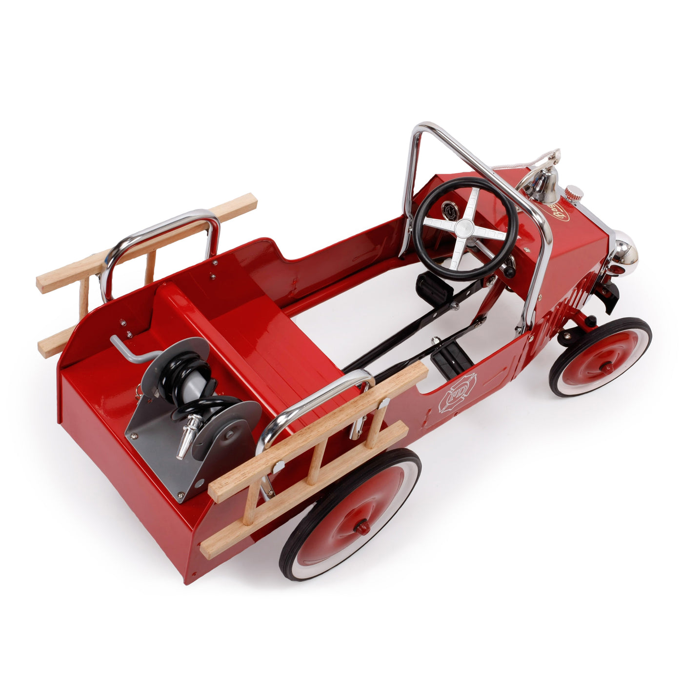 Ride-on FIREMAN PEDAL CAR - RED