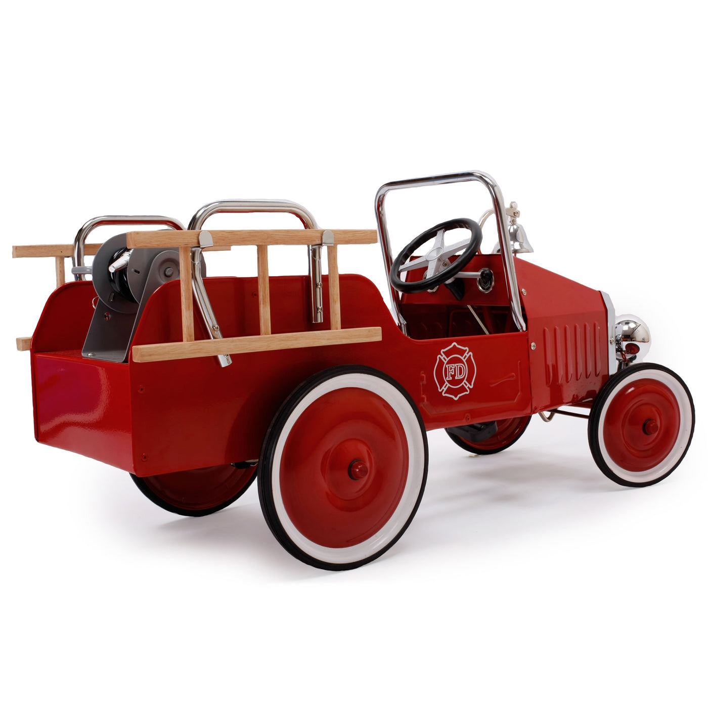 Ride-on FIREMAN PEDAL CAR - RED