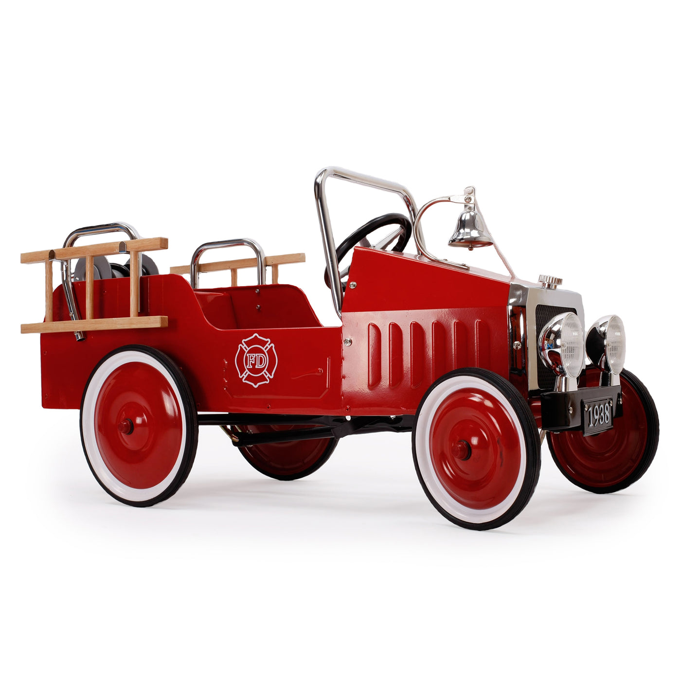 Ride-on FIREMAN PEDAL CAR - RED