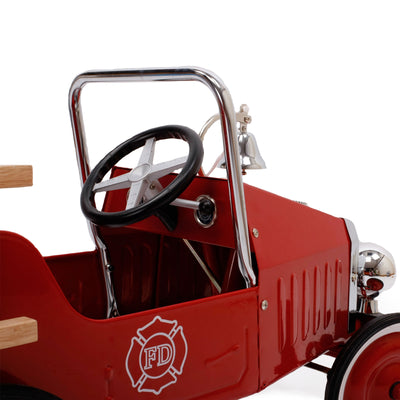 Ride-on FIREMAN PEDAL CAR - RED