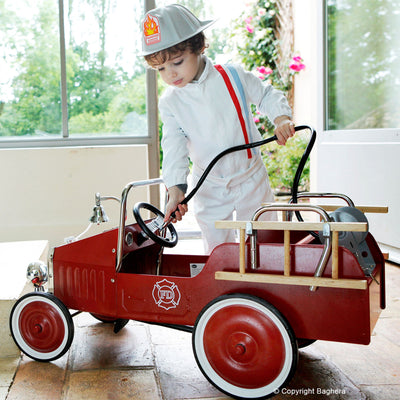 Ride-on FIREMAN PEDAL CAR - RED