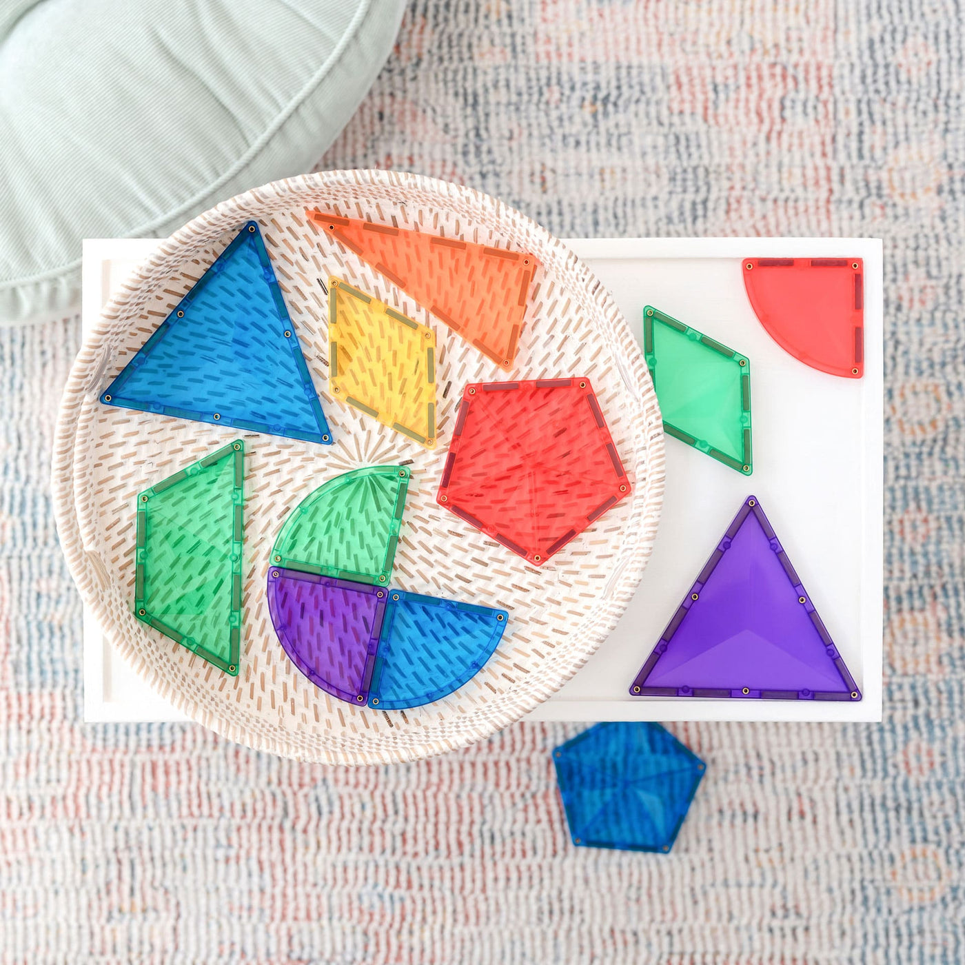 Connetix Tiles 36 Piece Rainbow Shape Expansion Pack