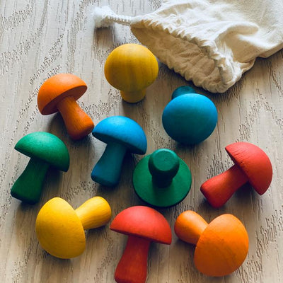 QToys Color mushroom set of 10