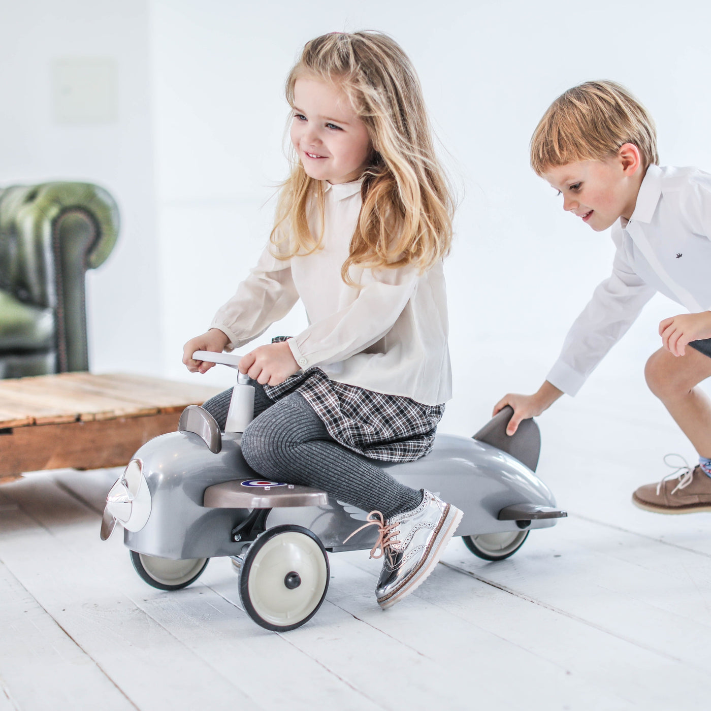 Ride-On SPEEDSTER PLANE - Silver