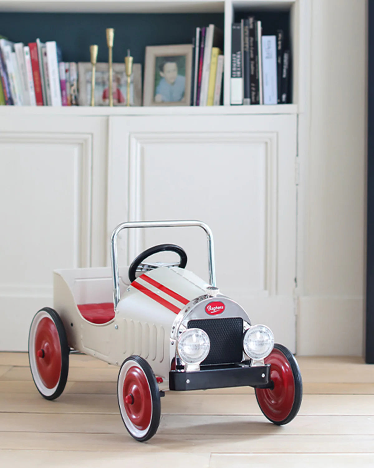 Ride-On Classic Pedal Car - White