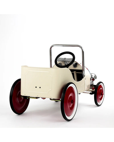 Ride-On Classic Pedal Car - White