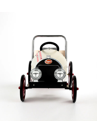 Ride-On Classic Pedal Car - White