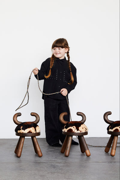 Chair COW, Featured in Louis Vuitton hotels and Fendi shops,