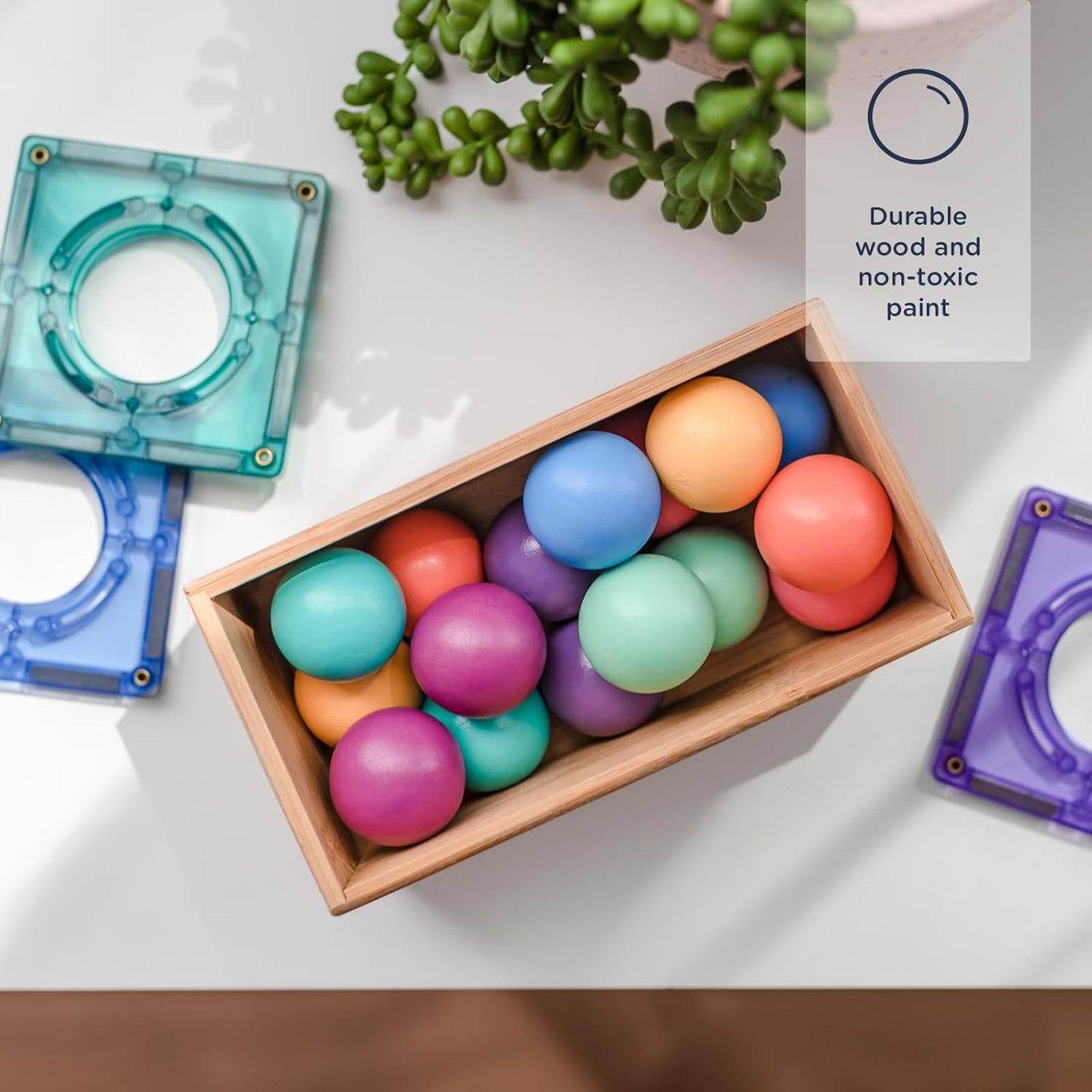 Connetix Tiles 16 Pc Pastel Replacement Ball Pack