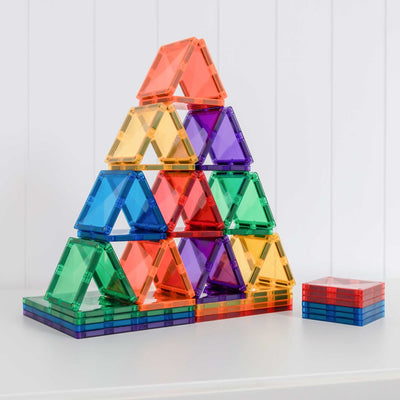 Connetix Tiles 42 Piece Rainbow Square Pack