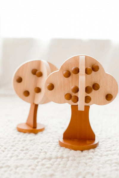 QToys Wooden fruit trees set of 2