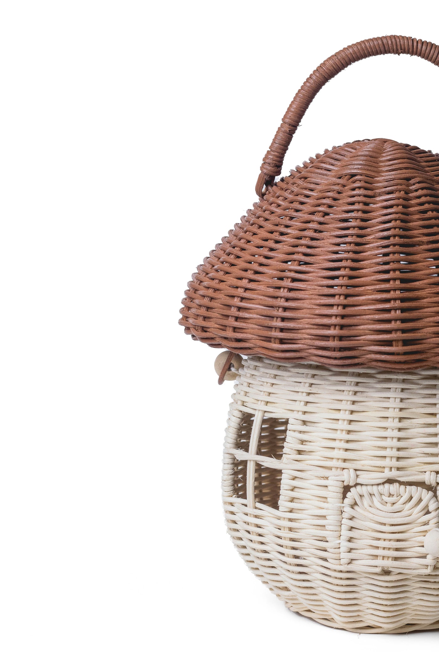 Mushroom House Basket