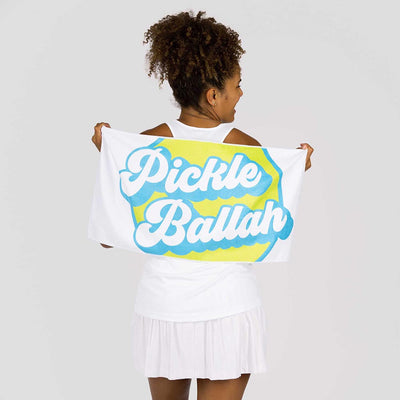 Pickleball Sports Towel White