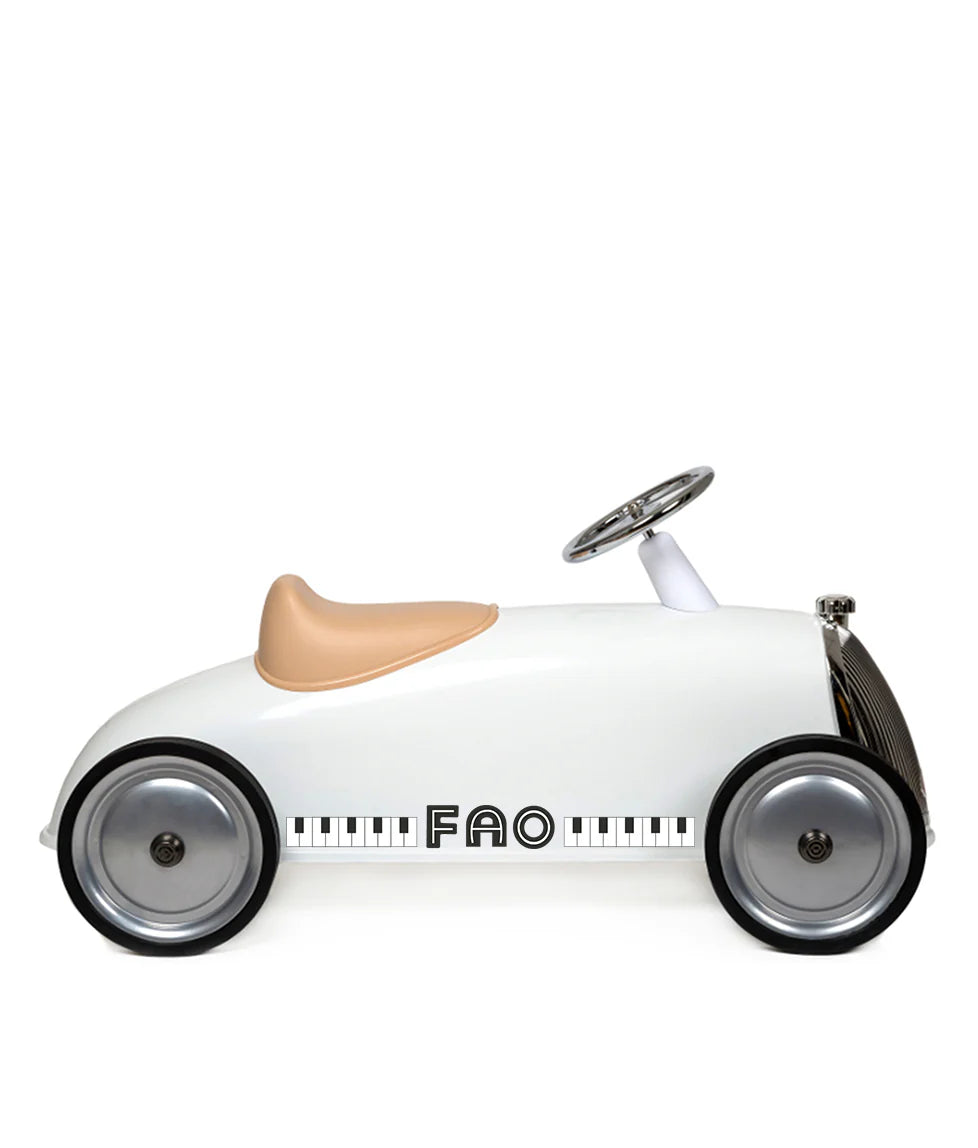 FAO Ride-On RIDER - White