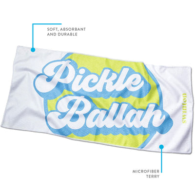 Pickleball Sports Towel White