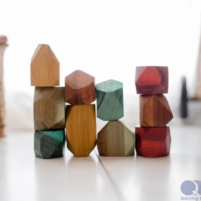 QToys Color wooden gems